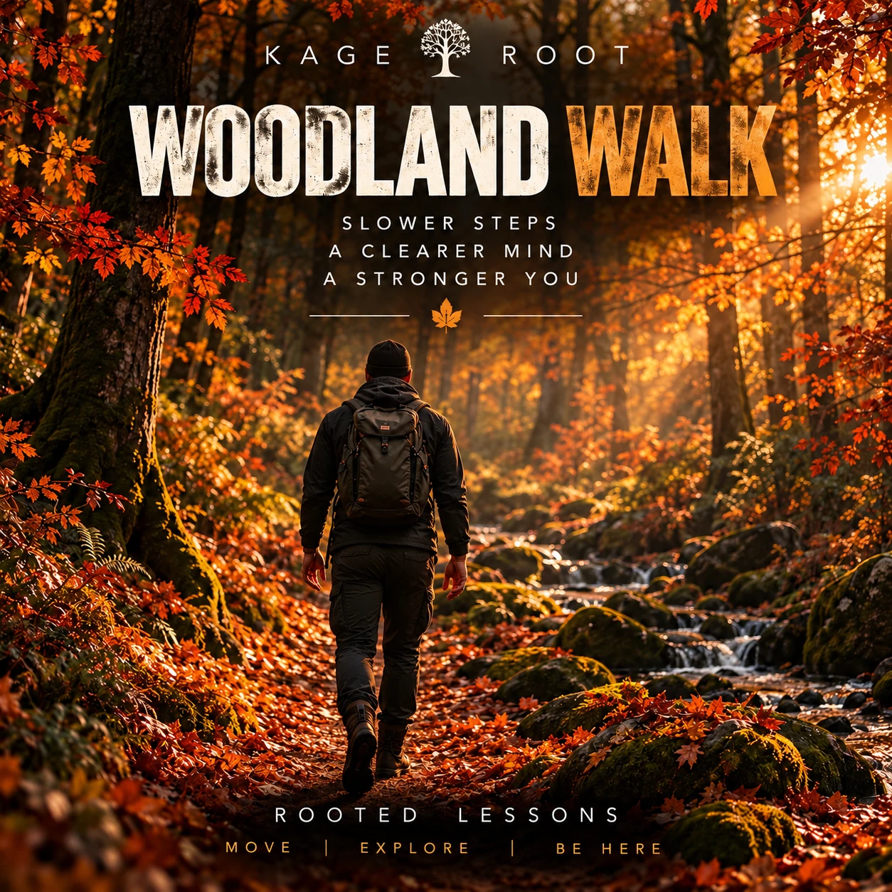 Autumn Woodland Walk - man